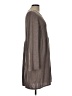 Suzanne Betro Solid Gray Casual Dress Size L - photo 4