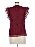 Guest Editor 100% Polyester Burgundy Sleeveless Blouse Size M - photo 2