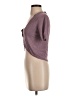Max Mara 100% Silk Purple Silk Cardigan Size 4 - photo 5