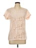 Reiss Tan Short Sleeve Top Size L - photo 1