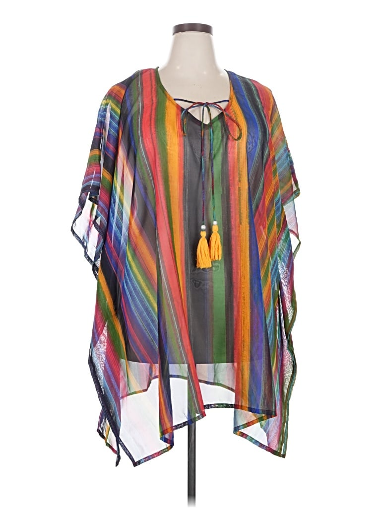 Pre-owned Unbranded Poncho In Gray
