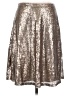 Ann Taylor 100% Polyester Metallic Silver Formal Skirt Size 6 Petite - photo 1