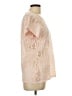 Reiss Tan Short Sleeve Top Size L - photo 4