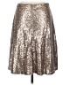 Ann Taylor 100% Polyester Metallic Silver Formal Skirt Size 6 Petite - photo 2