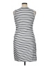 BTFBM Stripes White Casual Dress Size XL - photo 2