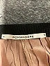 Pomandere Metallic Brown Formal Skirt Size 4 - photo 4
