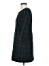 Gap Outlet Plaid Teal Casual Dress Size 2 - photo 5