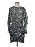 IRO Print Silver Cocktail Dress Size EU (FR) 40 / US 8 - photo 1
