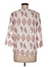 Ana & Rose 100% Polyester Hearts Ivory 3/4 Sleeve Blouse Size M - photo 2