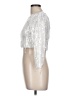 Habitual 100% Polyester Silver 3/4 Sleeve Top Size 12 - photo 5