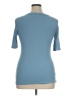 Torrid Blue Short Sleeve Henley Size 1X Plus (1) - photo 2