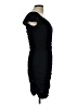 Planet Gold Solid Black Cocktail Dress Size L - photo 4