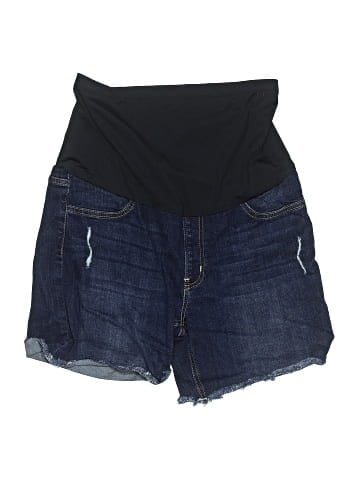 Just Black Denim Shorts (view 1)