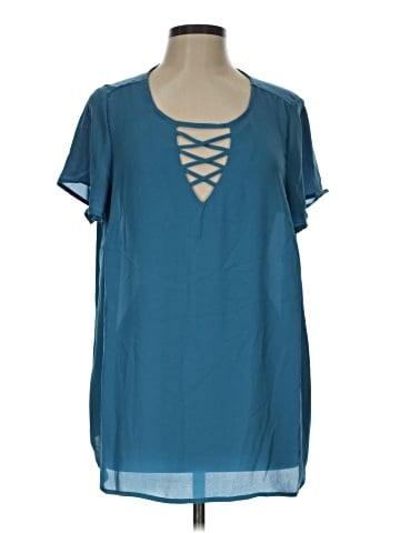 Torrid Short Sleeve Blouse (view 1)