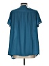 Torrid Teal Short Sleeve Blouse Size Lg Plus (0) - photo 2