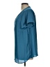 Torrid Teal Short Sleeve Blouse Size Lg Plus (0) - photo 5