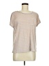 RVCA Stripes Silver Short Sleeve T-Shirt Size M - photo 1