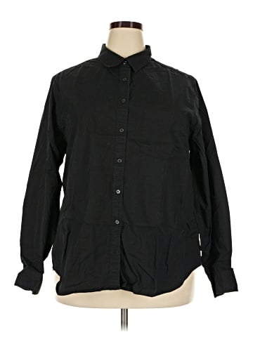 Gap Long Sleeve Button-Down Shirt (view 1)