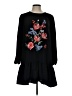 Express 100% Polyester Black Casual Dress Size L - photo 1