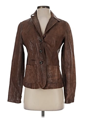 Vince. Leather Jacket (view 1)
