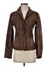 Vince. 100% Leather Brown Leather Jacket Size 4 - photo 1
