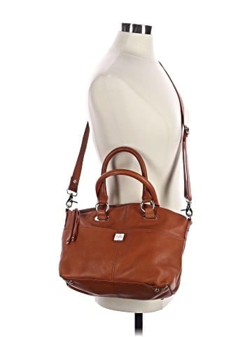 Piazza Leather Satchel (view 2)