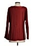 Porter Grey 100% Silk Burgundy Blouse Size 0 - photo 2