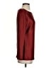Porter Grey 100% Silk Burgundy Blouse Size 0 - photo 4