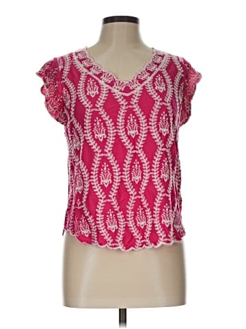 Solitaire Short Sleeve Blouse (view 1)