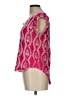 Solitaire 100% Rayon Pink Short Sleeve Blouse Size L - photo 5