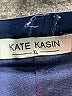 Kate Kasin Solid Blue Formal Skirt Size XL - photo 4