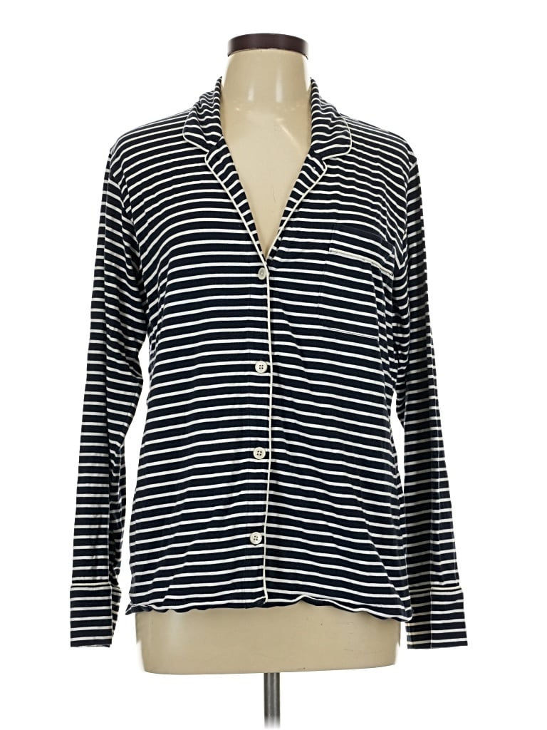 Pre-owned Jcrew Long Sleeve Button Down Shirt In Black