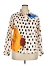 Unbranded Color Block Ivory Long Sleeve Blouse Size XXL - photo 1