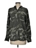 Express Camo Gray Long Sleeve Button-Down Shirt Size S - photo 1