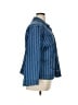 Assorted Brands Stripes Blue Denim Jacket Size 1X - photo 4
