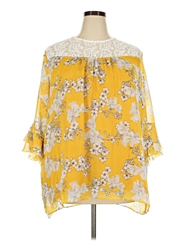 Suzanne Betro 3/4 Sleeve Blouse (view 1)