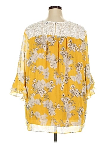 Suzanne Betro 3/4 Sleeve Blouse (view 2)