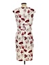 Chaps Floral Ivory Cocktail Dress Size L - photo 2