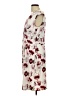 Chaps Floral Ivory Cocktail Dress Size L - photo 5