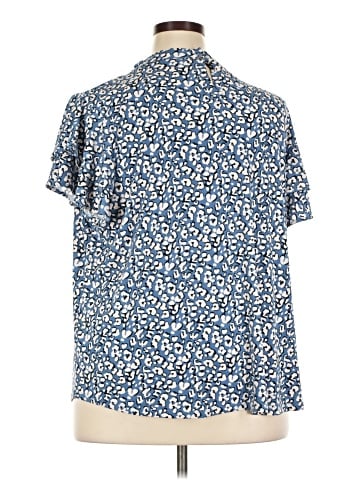 Adrianna Papell Short Sleeve Blouse (view 2)