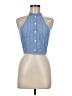Shein Blue Sleeveless Blouse Size 6 - photo 1