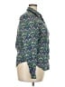 Assorted Brands 100% Cotton Print Teal Long Sleeve Button-Down Shirt Size 18 - photo 4