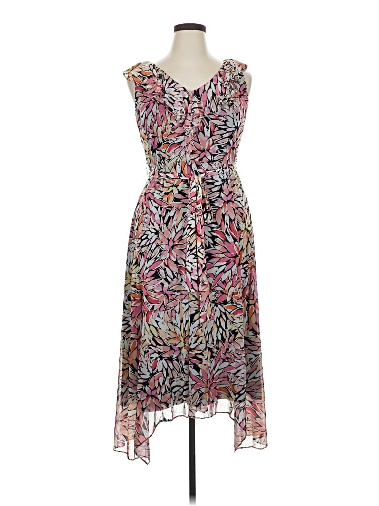 Pre-owned R & M Richards Cocktail Dress In Pink