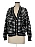 Aqua Checkered-gingham Black Cardigan Size M - photo 1