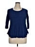 Assorted Brands Blue 3/4 Sleeve Top Size XL - photo 1