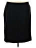 George Solid Black Casual Skirt Size 12 - photo 1