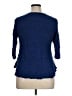 Assorted Brands Blue 3/4 Sleeve Top Size XL - photo 2