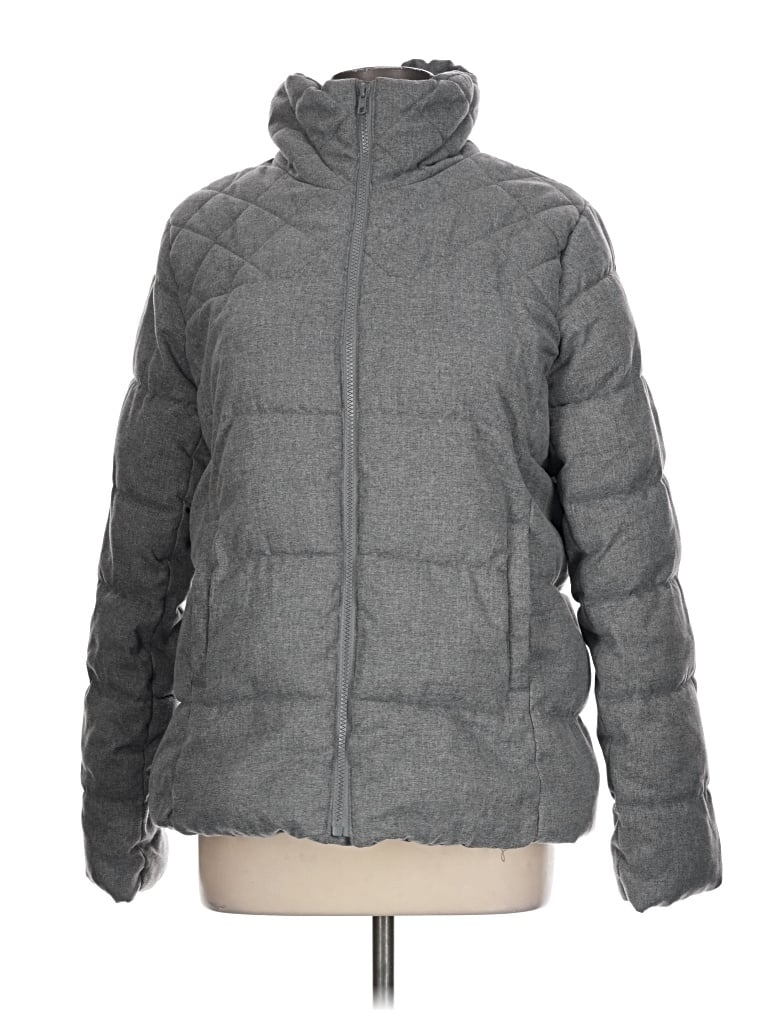 Pre-owned Old Navy Snow Jacket In Gray