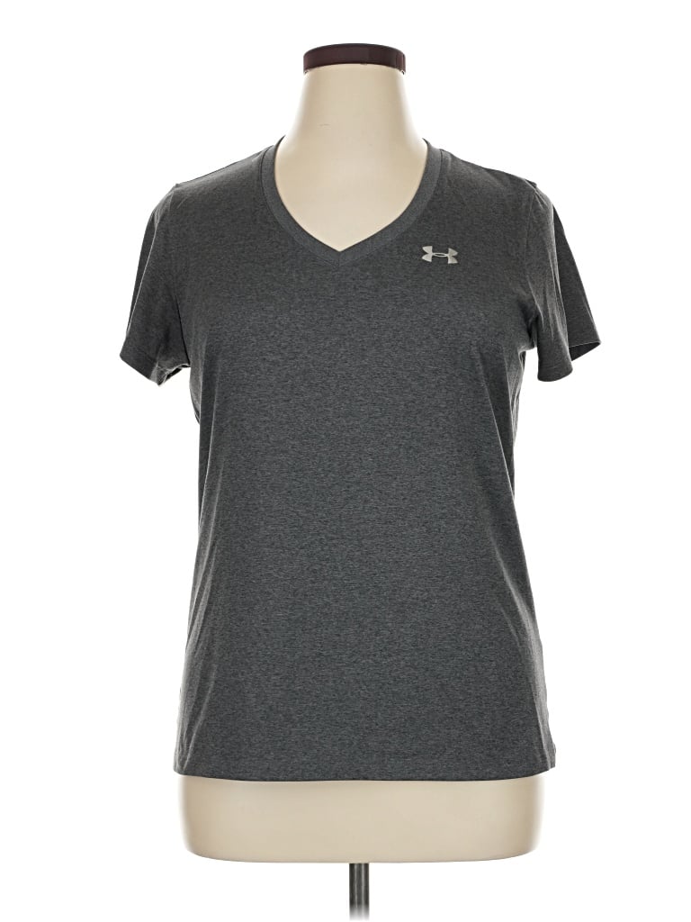 Pre-owned Under Armour Active T-shirt In Gray