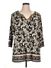 Rafaella Black 3/4 Sleeve Blouse Size XL (estimated) - photo 1